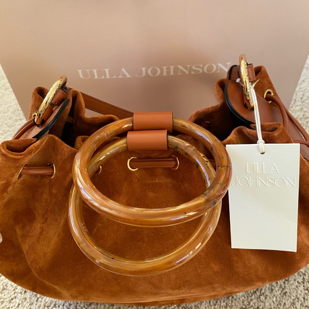 Ulla Johnson Valeria large bamboo bag - Sierra - Picture 4 of 16